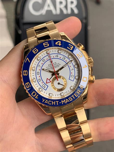 rolex yacht master 2 solid gold price|yacht master 2 retail price.